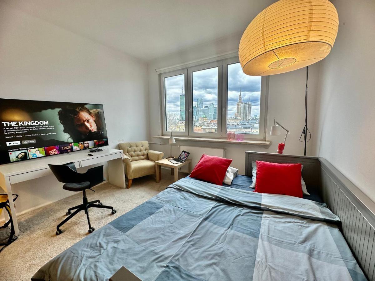 Super Beauty Metro Wifi 65'Tv Netflix Hbo Appletv+ Apartman Varsó Kültér fotó